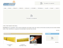 Tablet Screenshot of anandmincons.com